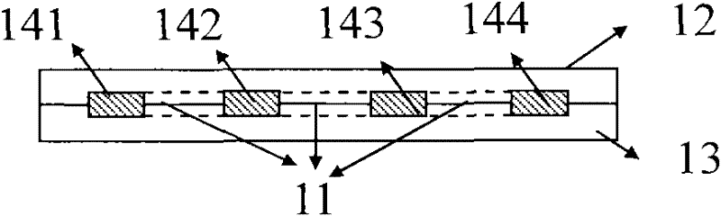 Method and device for testing thermal physical property of solid material with independent probe by using harmonic method