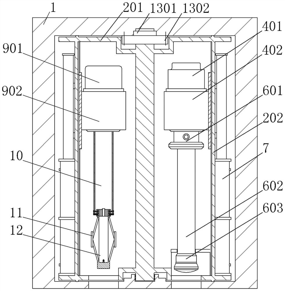 A tbm equipped with a microseismic sensor automatic disassembly device