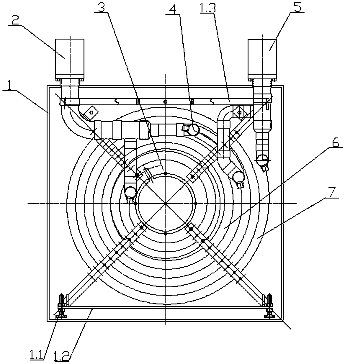 Tandem coil heat exchanger