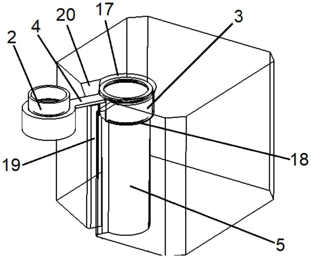 Test tube flipping device