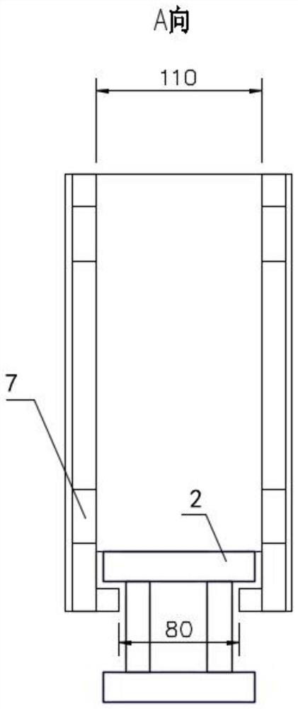 Novel hydraulic pushing clamping seat