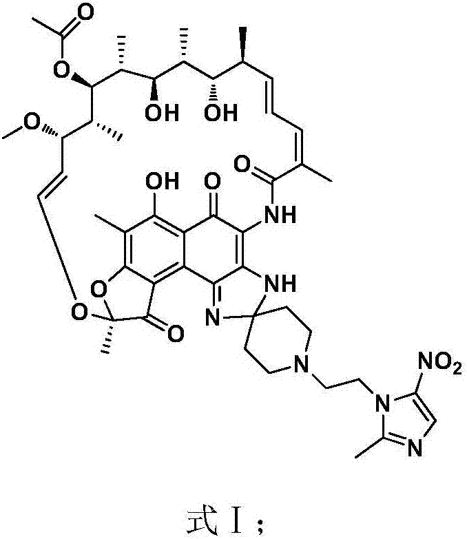 New application of rifamycin-nitroimidazole coupling molecule