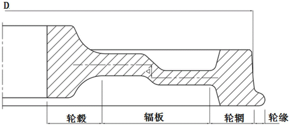 A kind of manufacturing method of large-diameter folding table spoke wheel