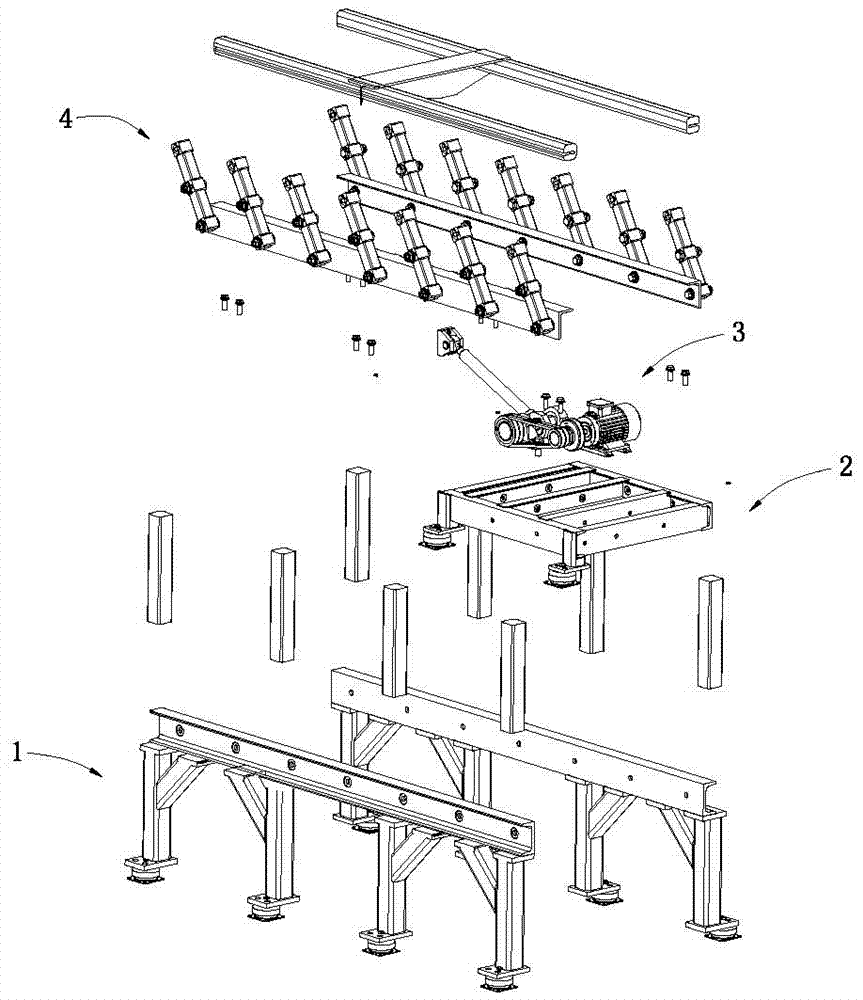 Automatic production vibrating conveyer machine frame