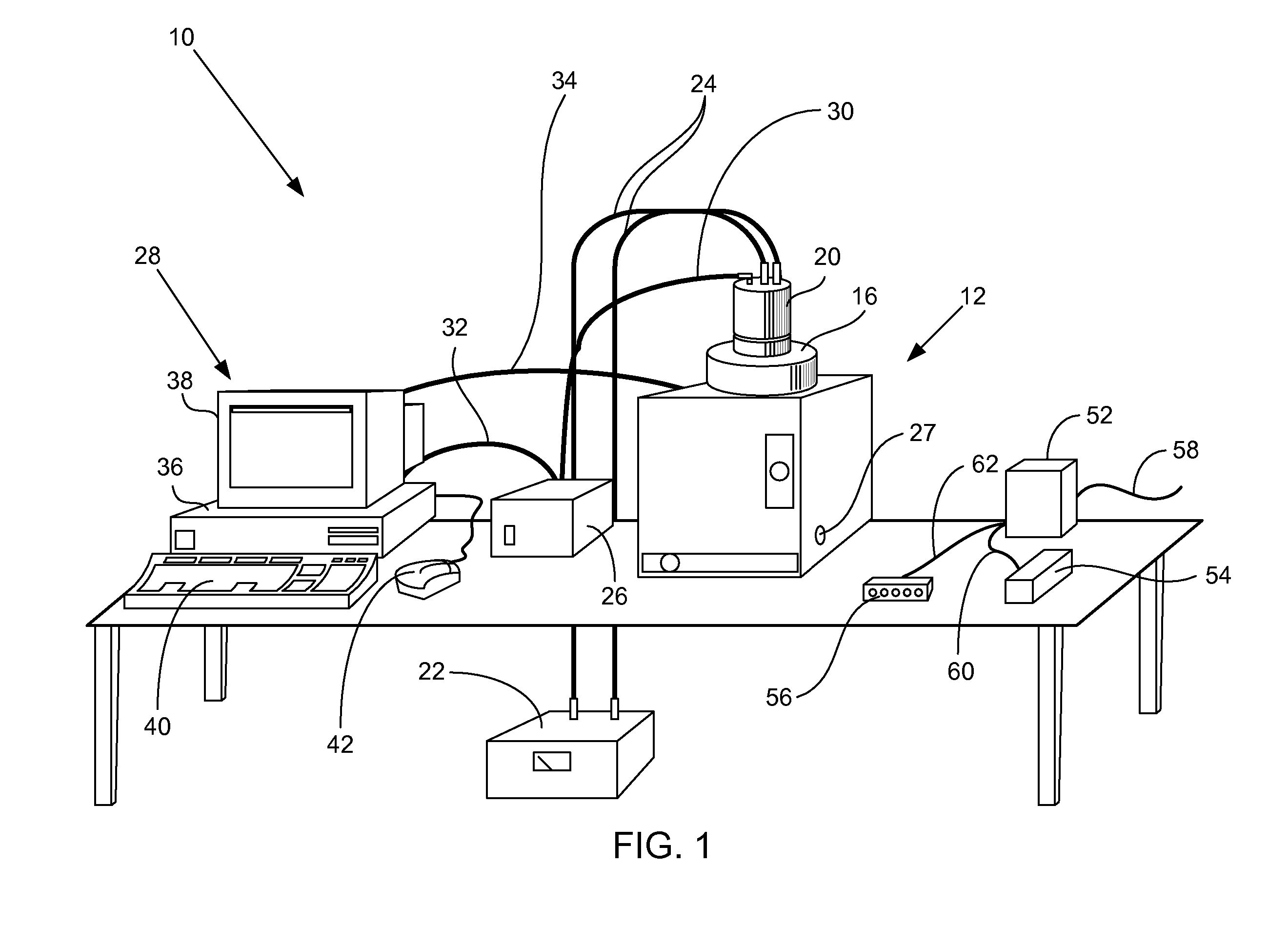 Imaging system with anesthesia system