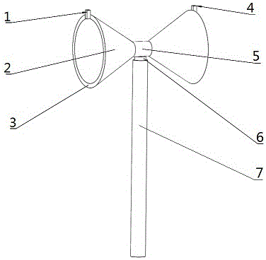 A kind of solar wind power integrated power generation device