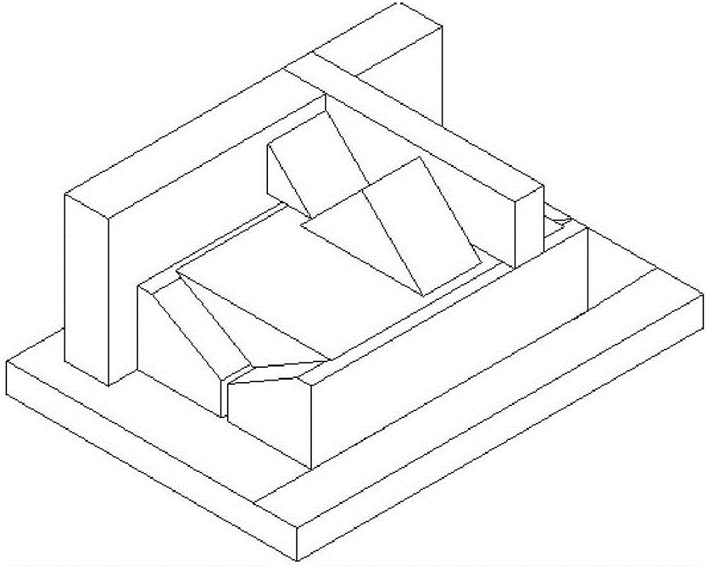 Application of tool to controlling feeding lateral perpendicularity of small prisms