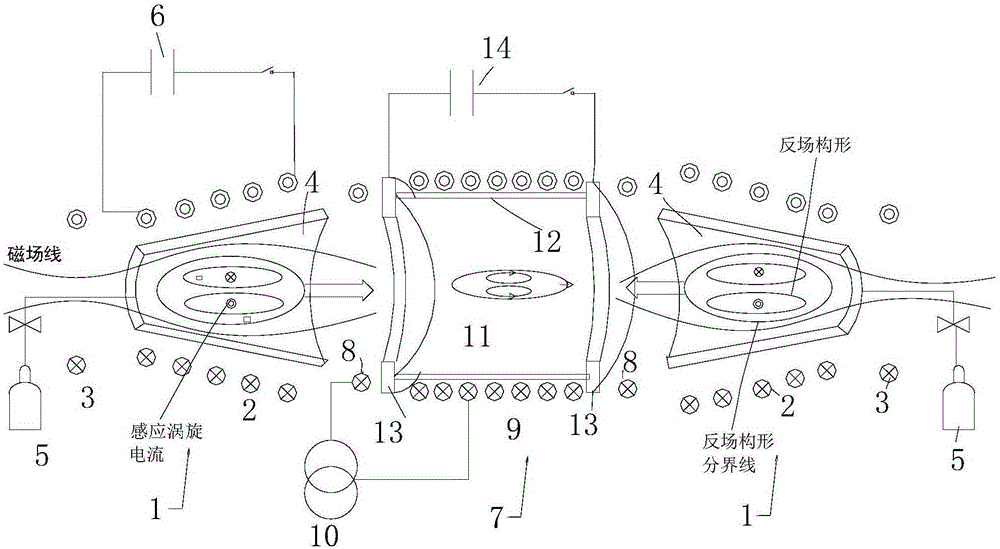Magnetized plasma fusion ignition device and inertial magnetic confinement fusion method