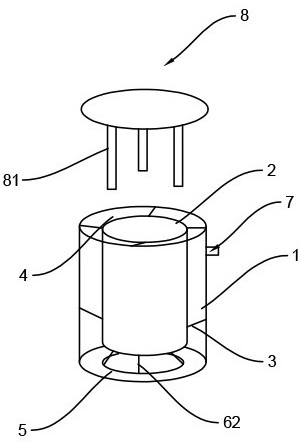 Emulsion paint stirring device for indoor buildings