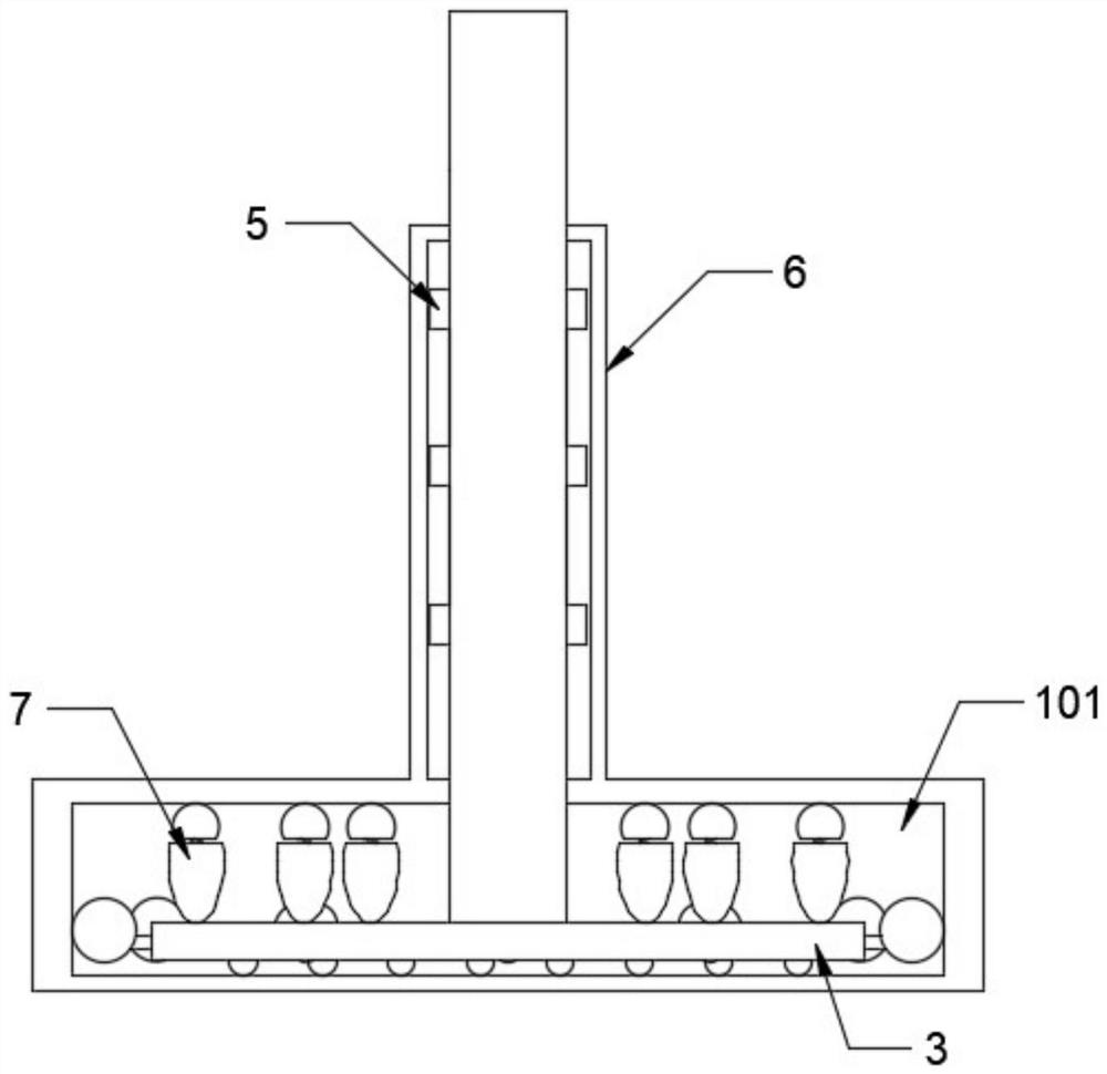 Friction nanometer power generation device utilizing wind energy and wave energy