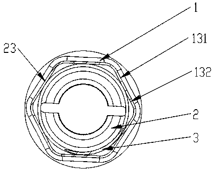 Stepless distance-adjusting double-end anti-loosening spring nut assembly