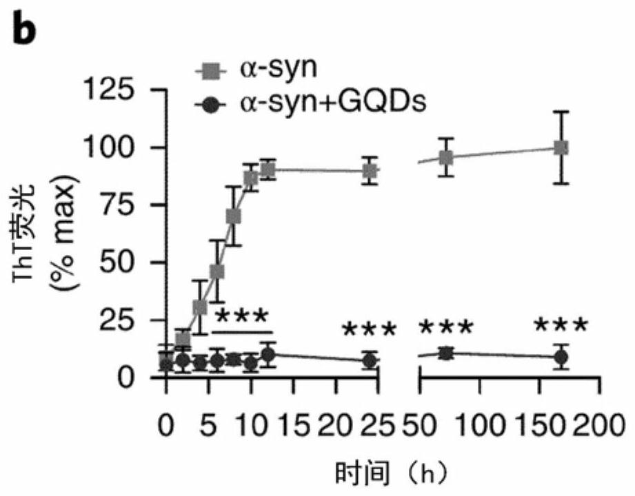 Graphene quantum dot as therapeutic agent for disease associated with abnormal fibrillation or aggregation of neuroprotein