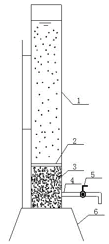 Method for testing permeability characteristic of full-tailings cemented filling slurry