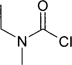 Method for preparing ethylmethylamino formyl chloride