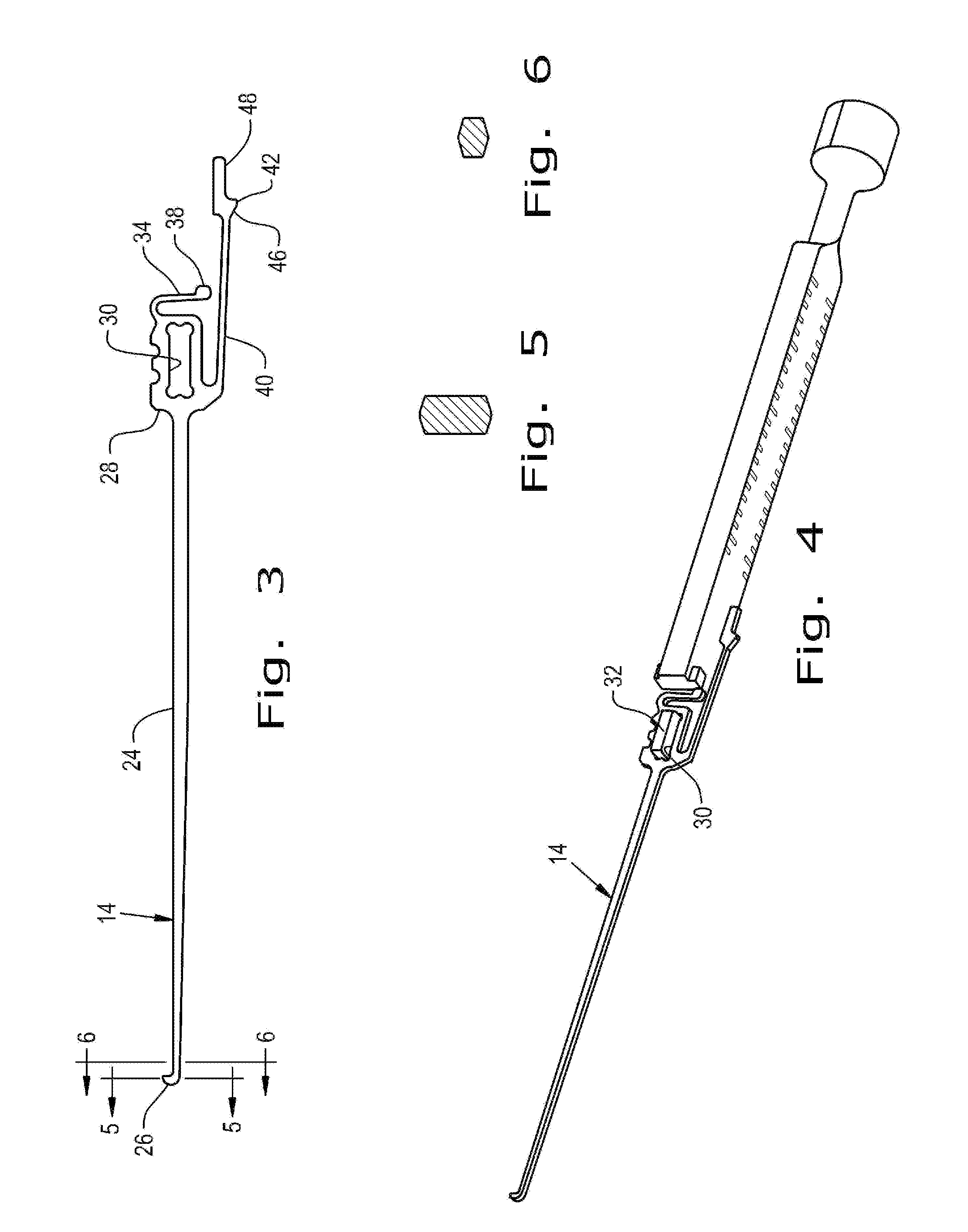 Orthopaedic bone depth gauge and method