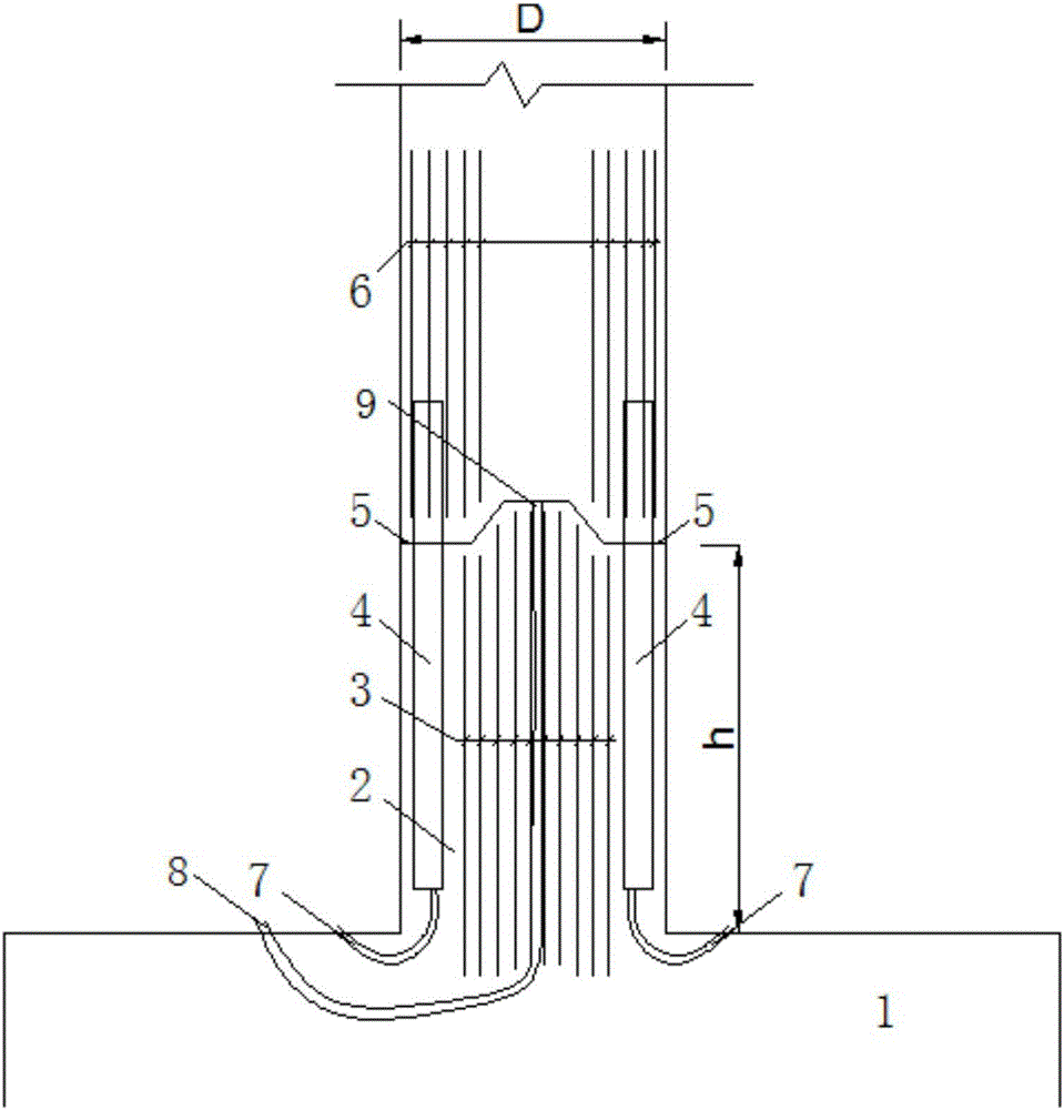 Prefabricated column, pier column structure and construction method