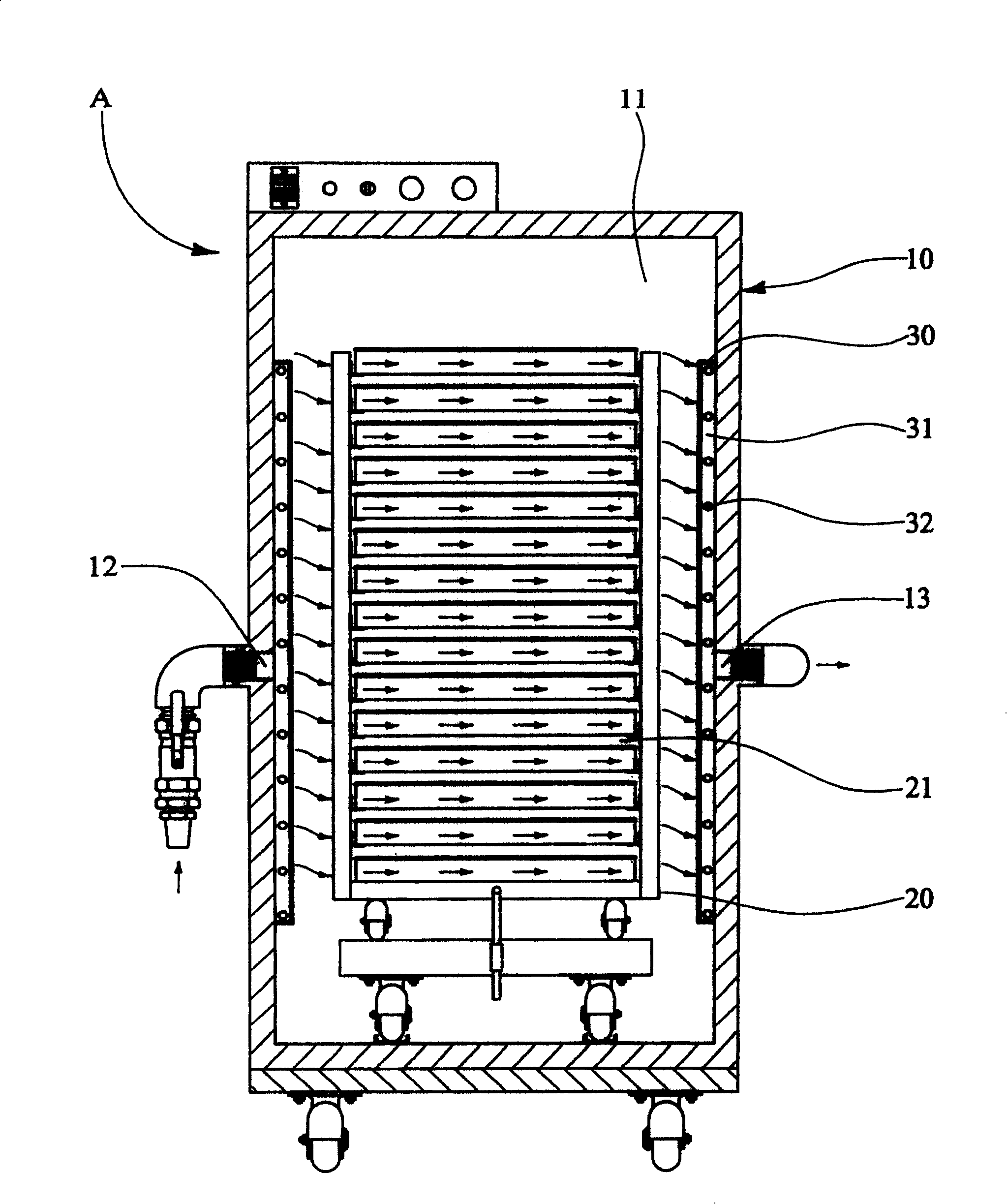 Tea moisture drying nano forming method