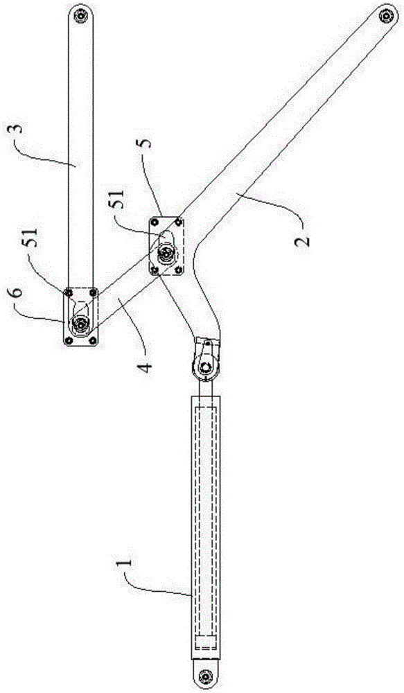 Butt-joint type garbage truck rear door opening and closing device
