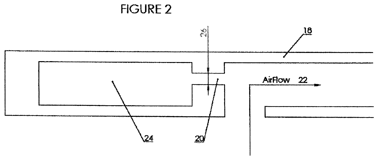 Panel and panel structure for ventilation and both reactive and dissipative sound dampening