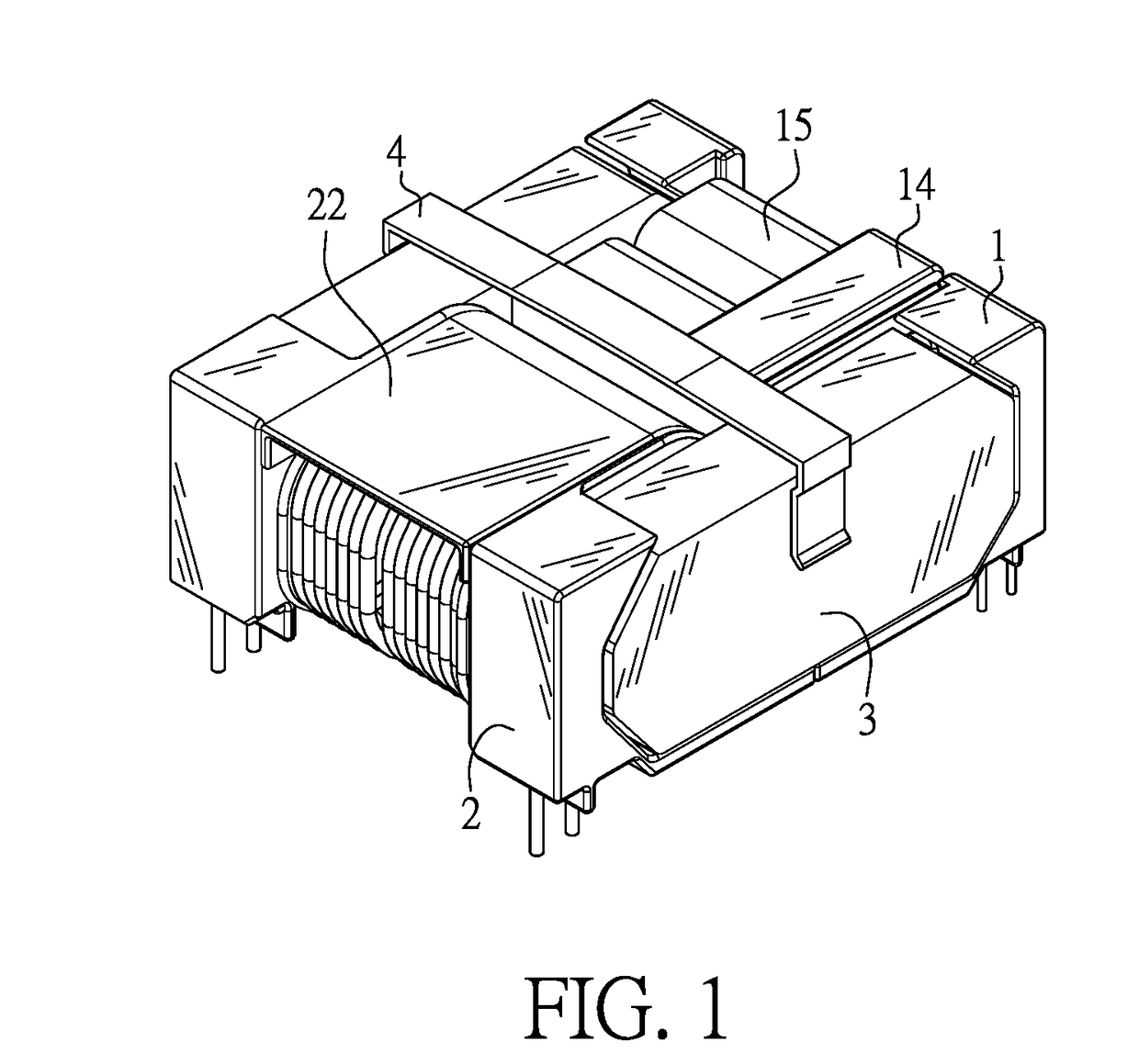 Resonant high current density transformer with improved structure