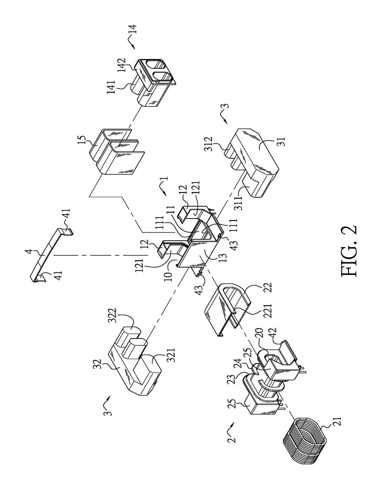 Resonant high current density transformer with improved structure