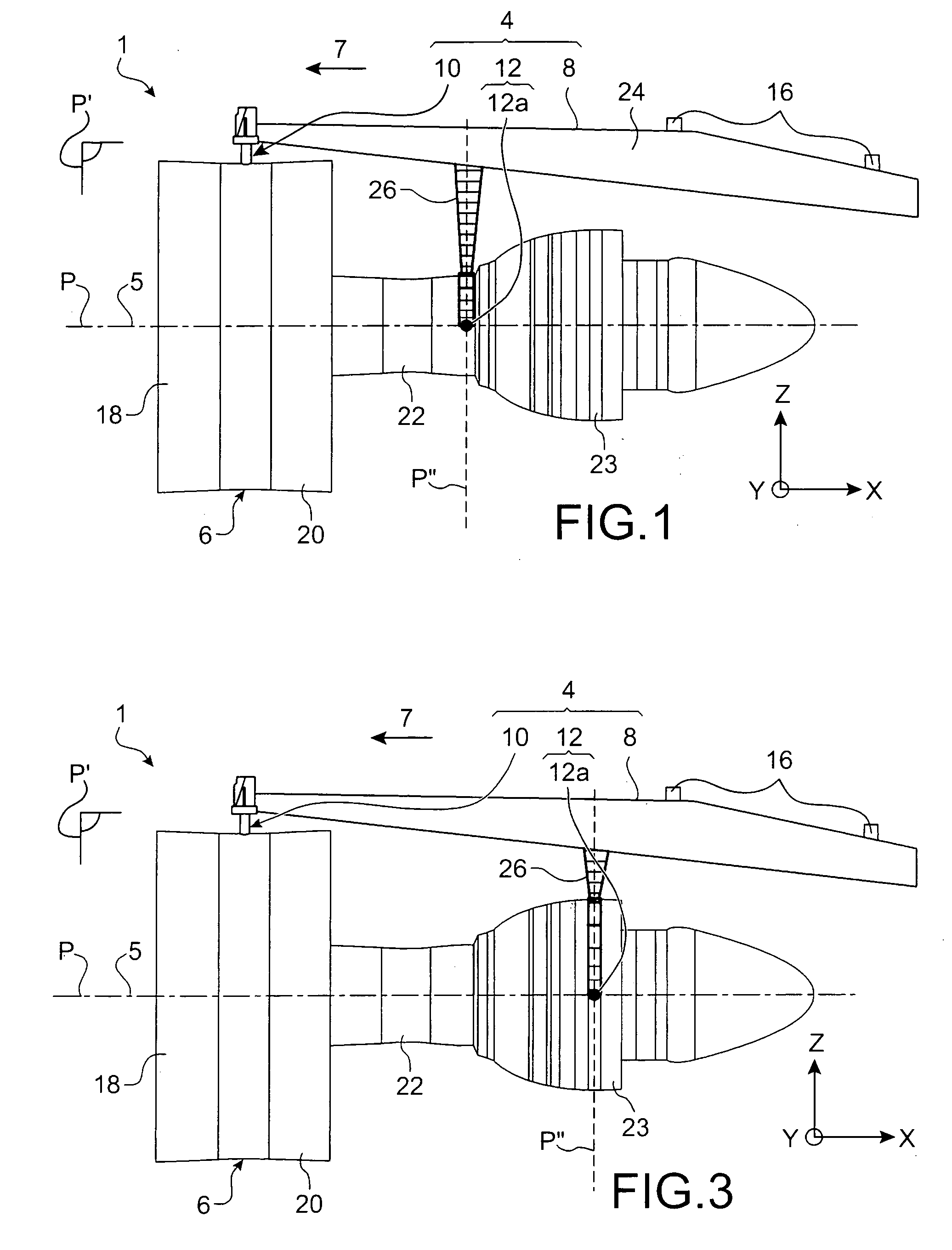 Engine assembly for aircraft comprising an engine and a mounting device for such an engine