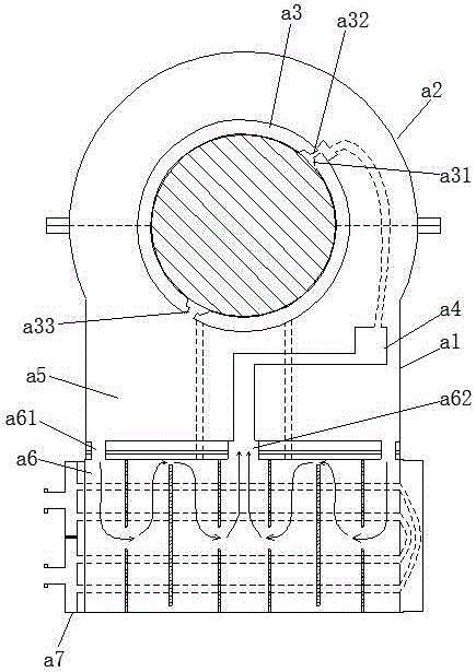 Hydro-generator provided with high-efficient oil-cooling bearings