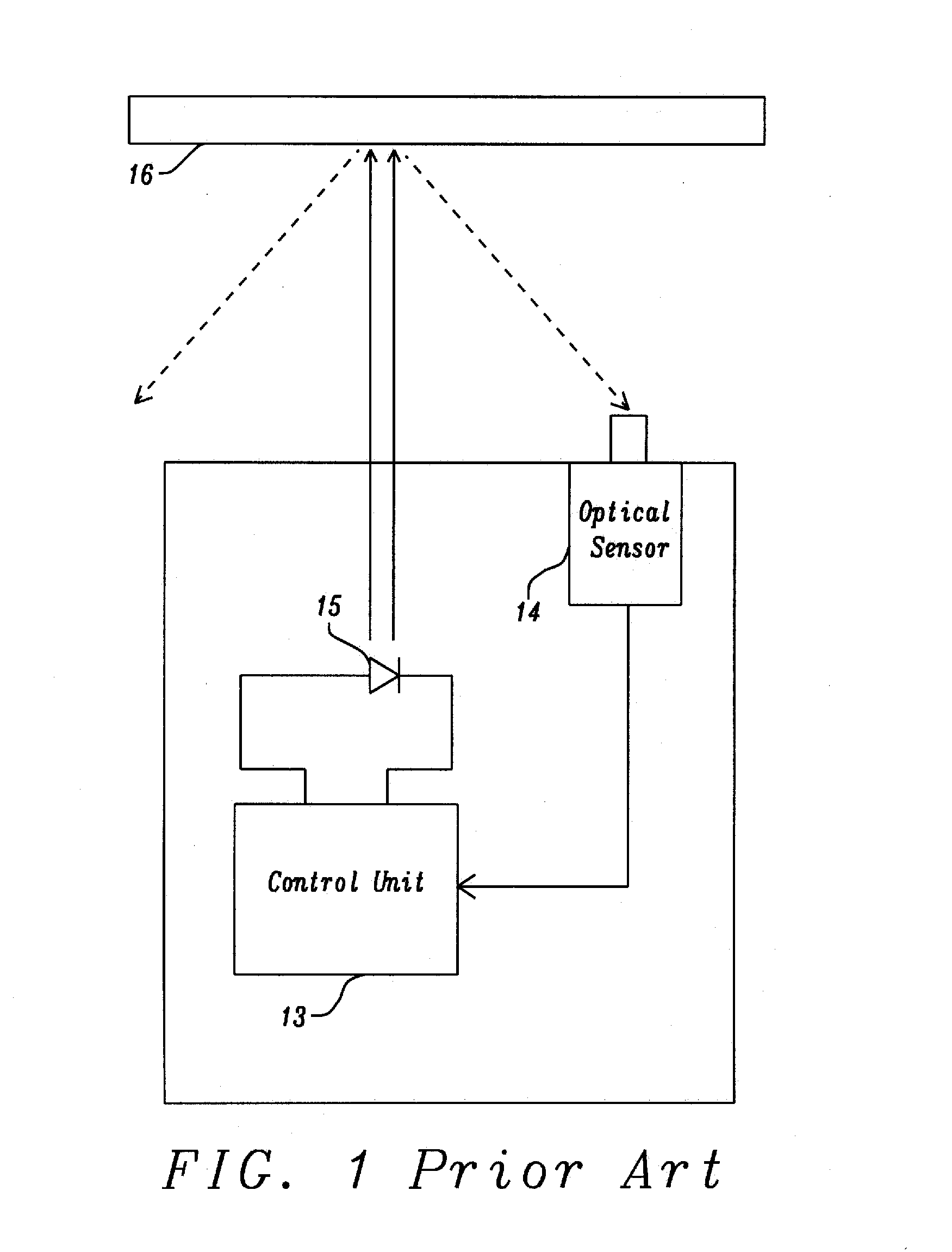 Electric Lamp Having an Automatic Light Regulation