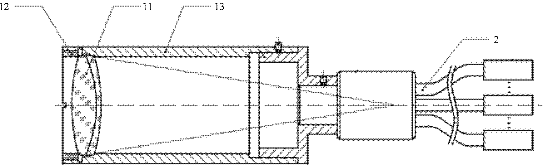 Rotating furnace molten steel temperature measurement device