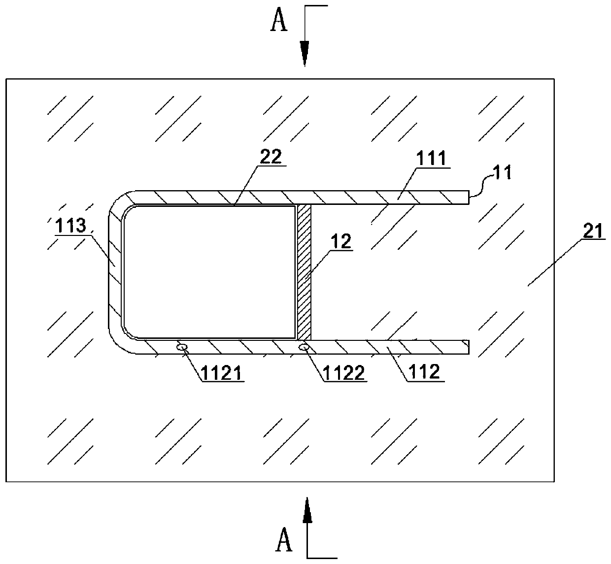 Window body device and military helicopter with same