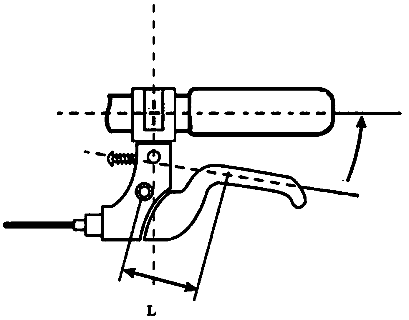 Labor-saving brake handle device