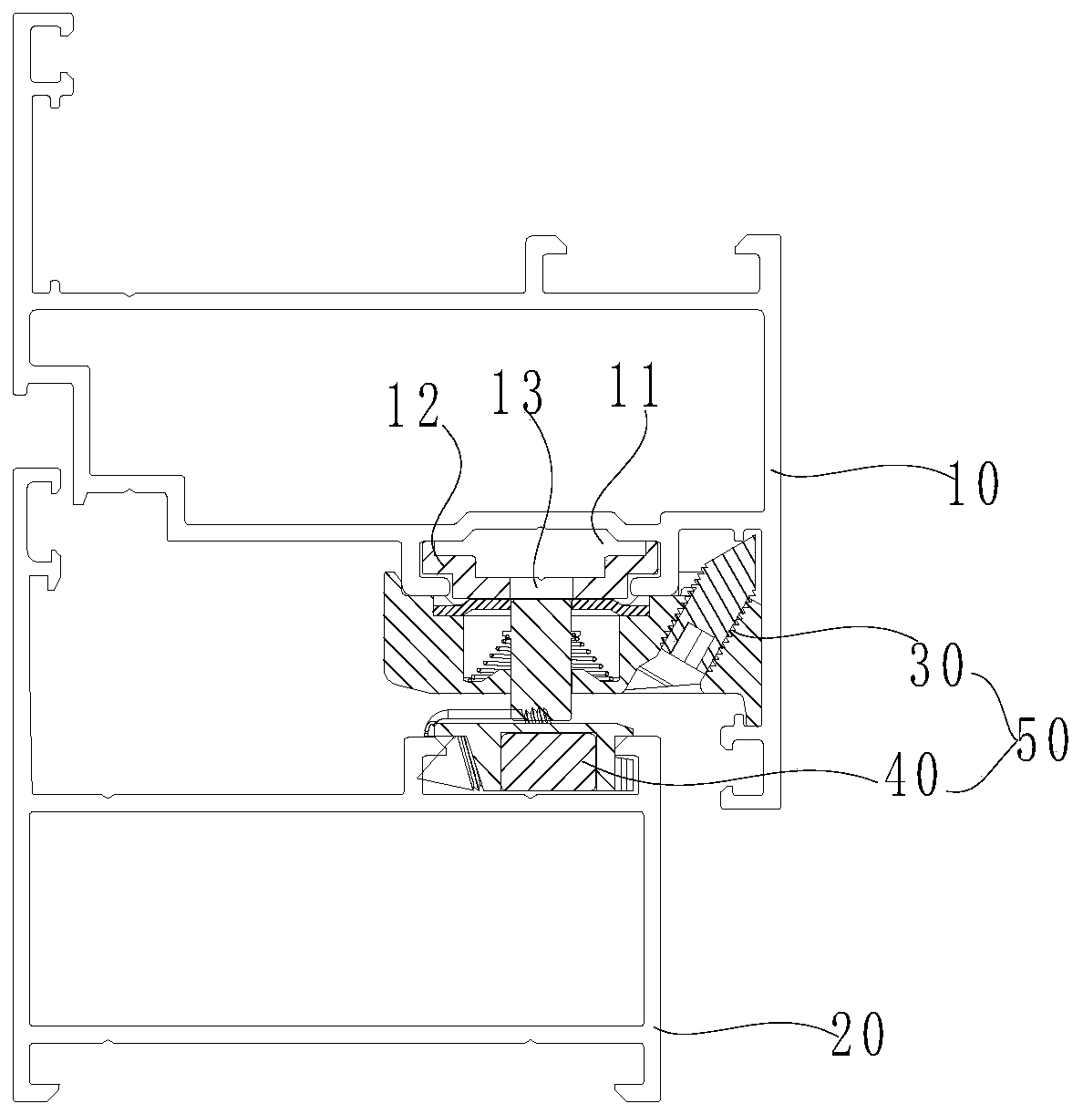 Anti-misoperation device and door and window assembly