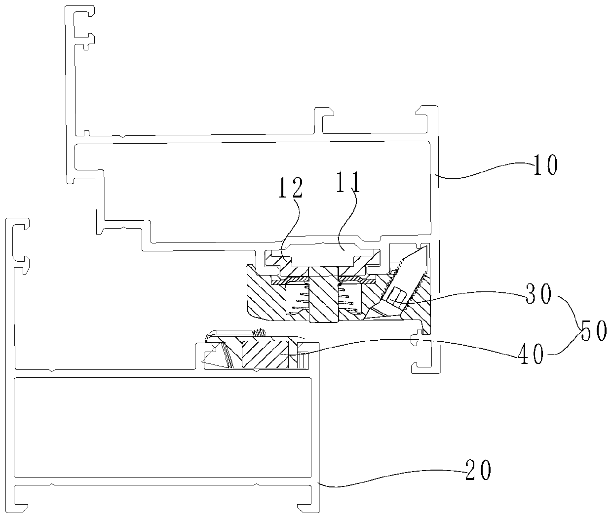 Anti-misoperation device and door and window assembly