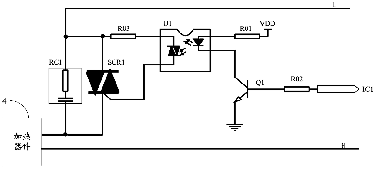 A disinfection cabinet power control device and method