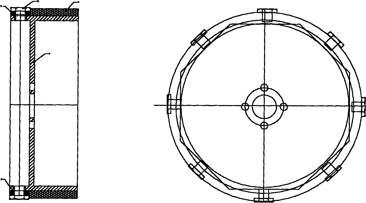 Wheel with integrated frame and hub and combined wheel and track