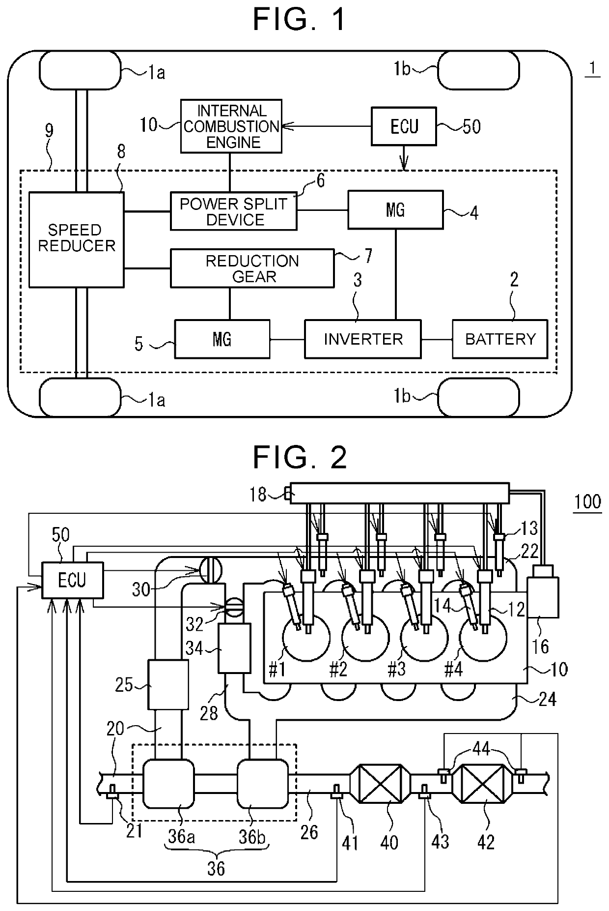 Exhaust gas control apparatus for internal combustion engine