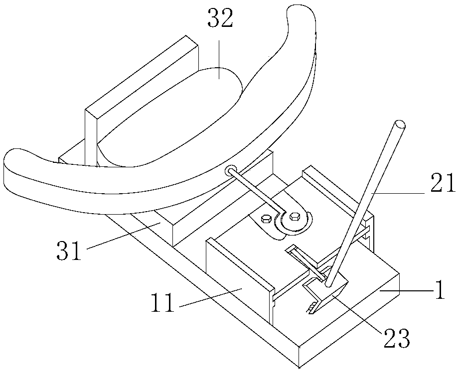 Hanger hook pressing component