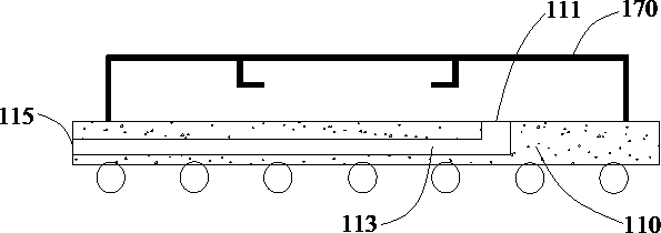 bga heat dissipation structure and bga heat dissipation packaging method