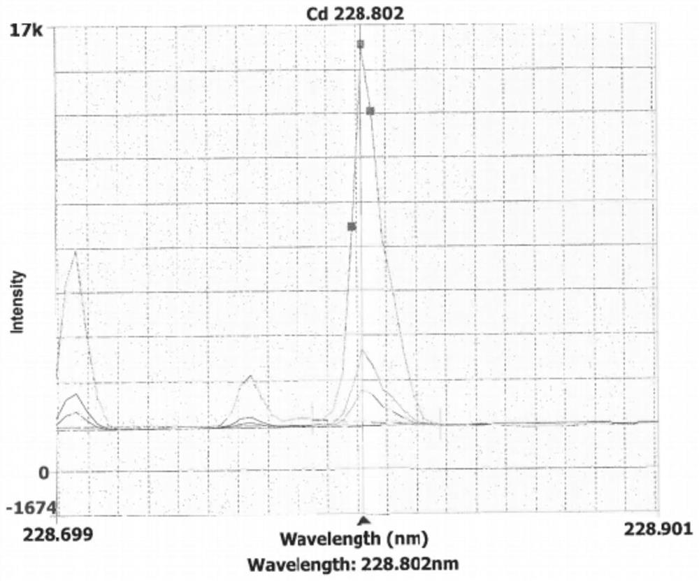 Method for detecting residual quantity of Cd, Pd, As, Co, V and Ni in netilmicin sulfate