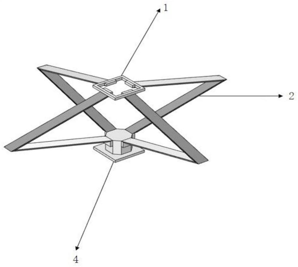 Piezoelectric multiband vibration energy harvesting device based on folded beam structure