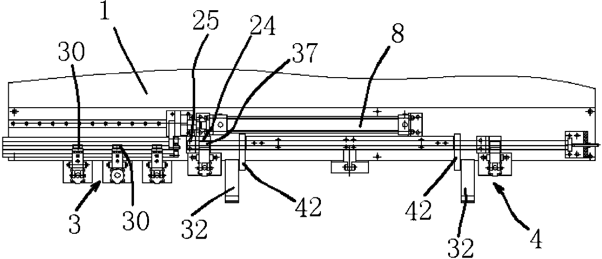 Core insert mechanism used for cold roll forming of car doorframe