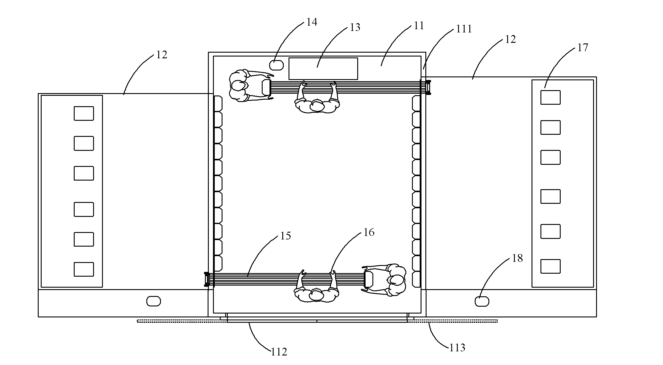 Aging furnace and aging method