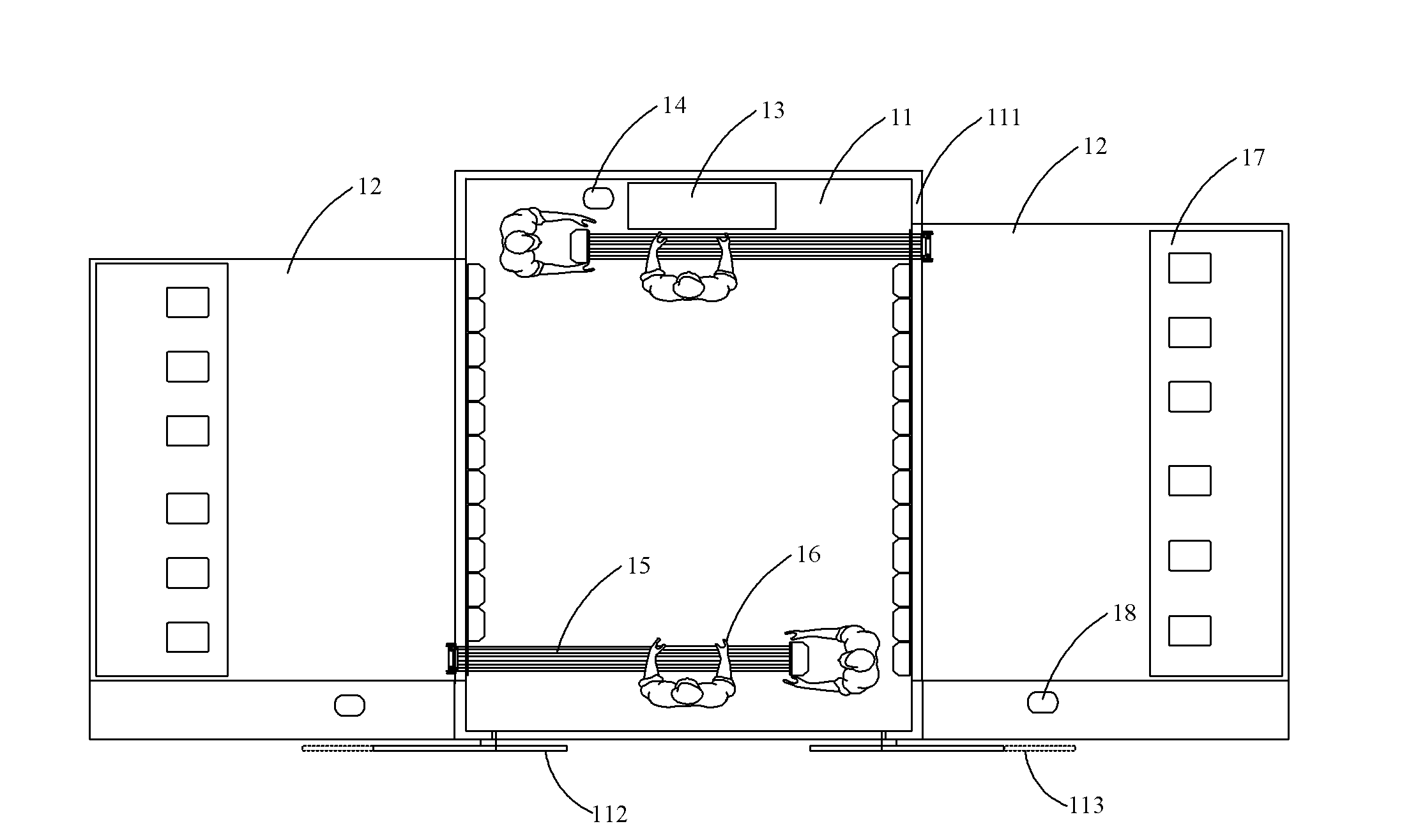 Aging furnace and aging method