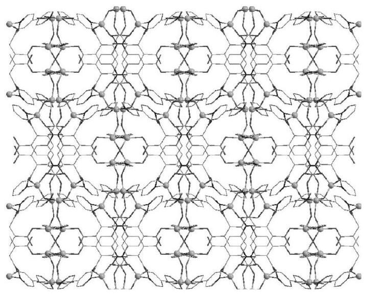 Green preparation method and application of zinc-based metal-organic framework material with small molecule recognition performance