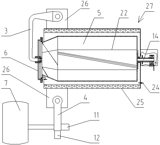 Closed tea automatic cooling-roasting flavor-extracting system and processing method thereof