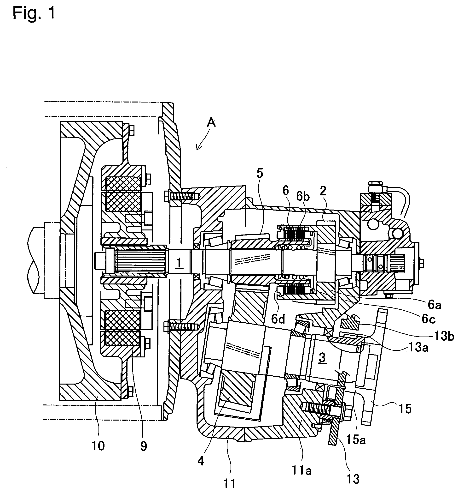 Marine reversing gear assembly provided with locking device