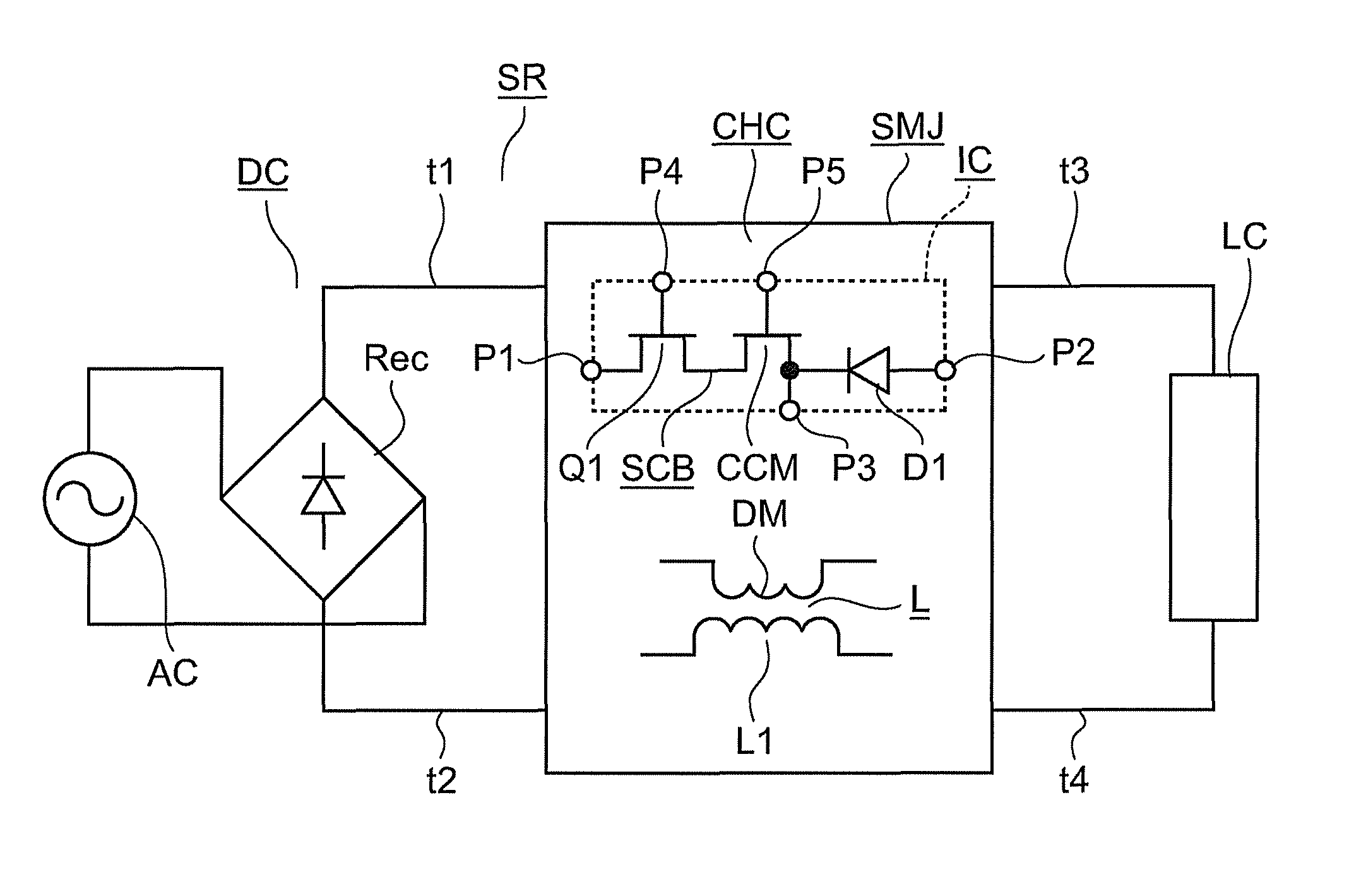 Switching power supply device, switching power supply circuit, and electrical equipment