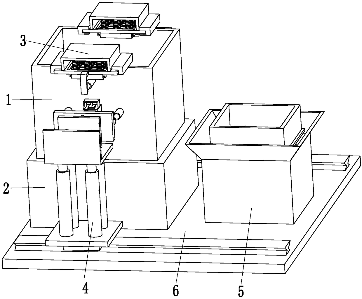 Casting product collecting equipment and method for aluminum product casting