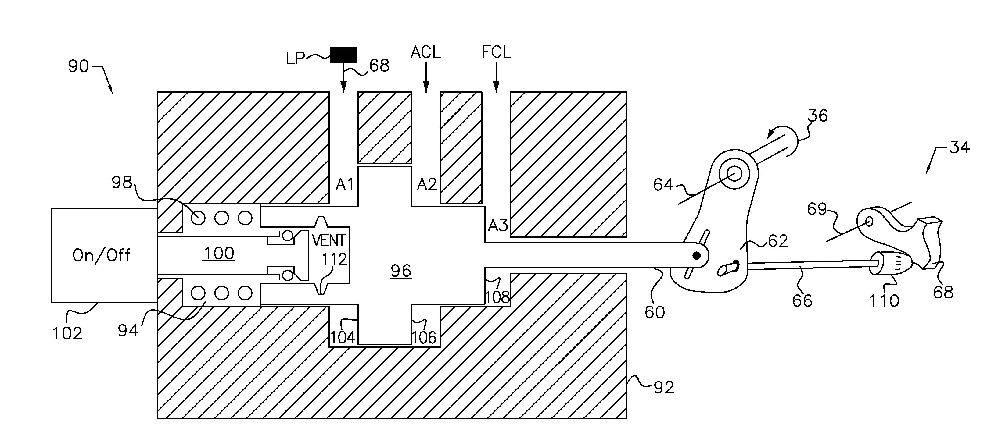 Shift-by-wire actuation of a transmission park brake