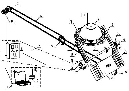 Wave direction calibration device for wave buoy